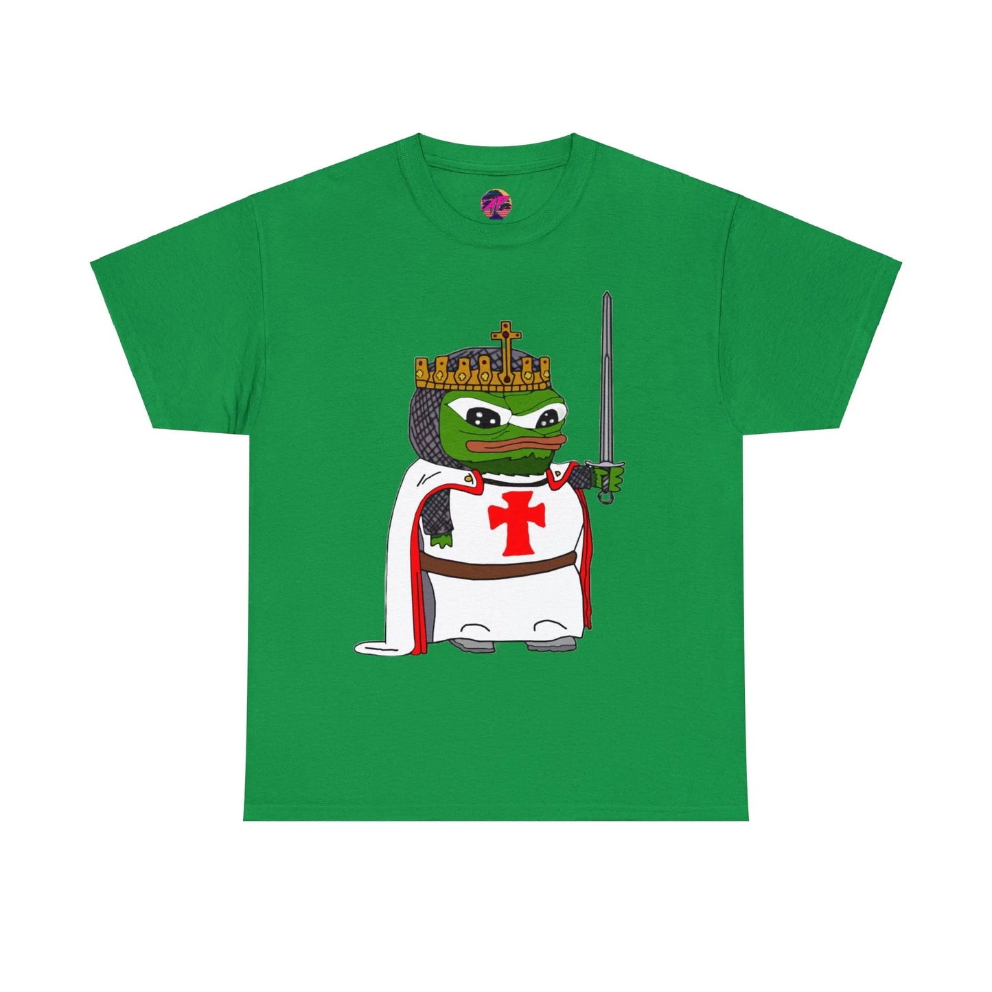 Pepe the Frog Crusader Knight T-Shirt - Deus Vult Meme - 4LibertyShop.com