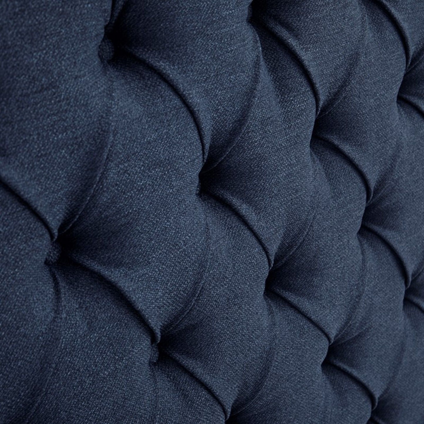 Transitional Upholstery Headboard With Tufted Buttons And Nailhead Trim