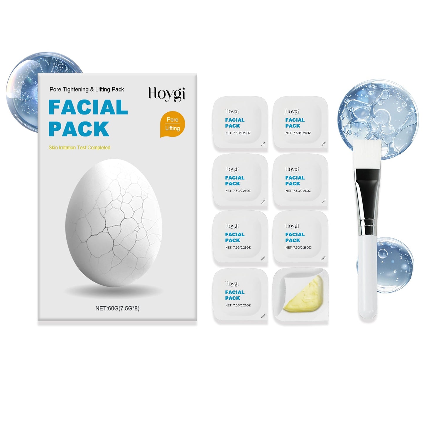 Full Face Treatment Mask, Exfoliating, Moisturizing, Improving Dullness And Gentle Cleansing Skin Care Mask