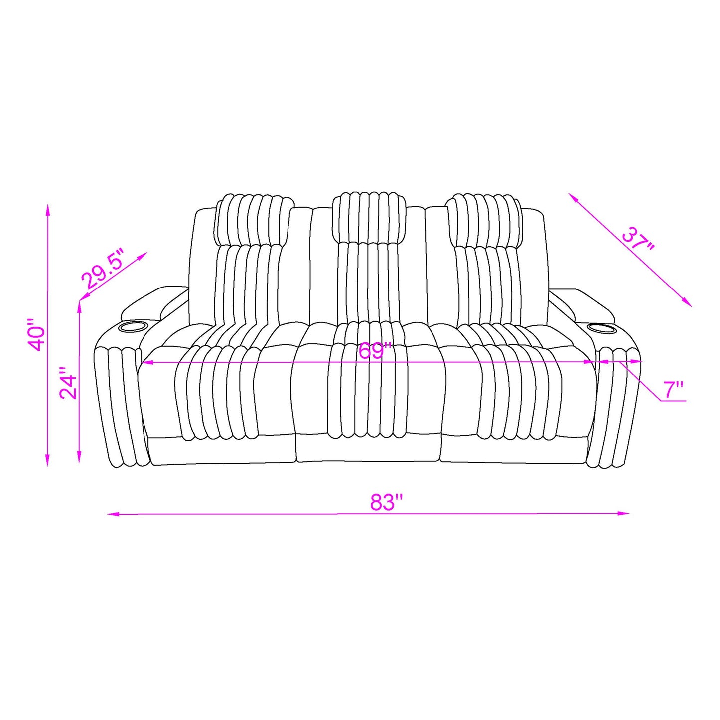 Duran - Power Reclining Set With Power Headrest