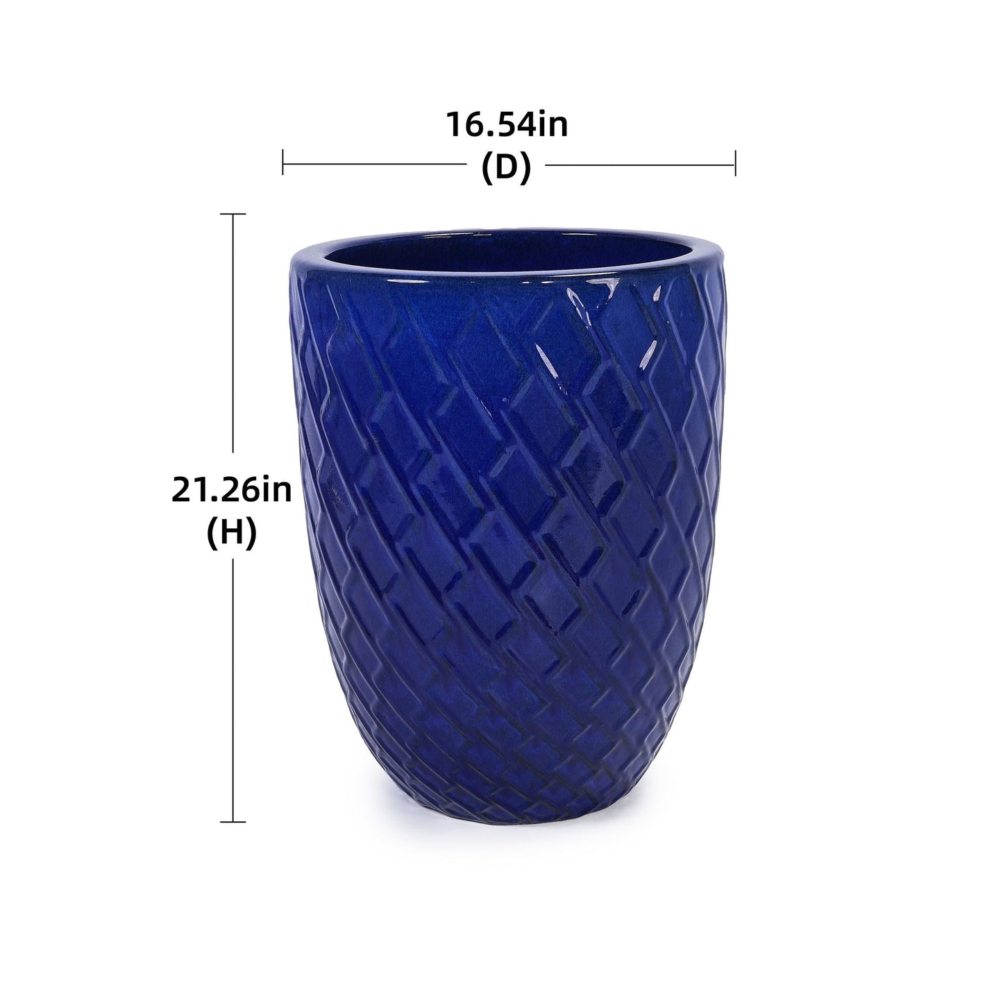 Ceramic Flowerpot, Planter For Patio, Garden, Windowsill