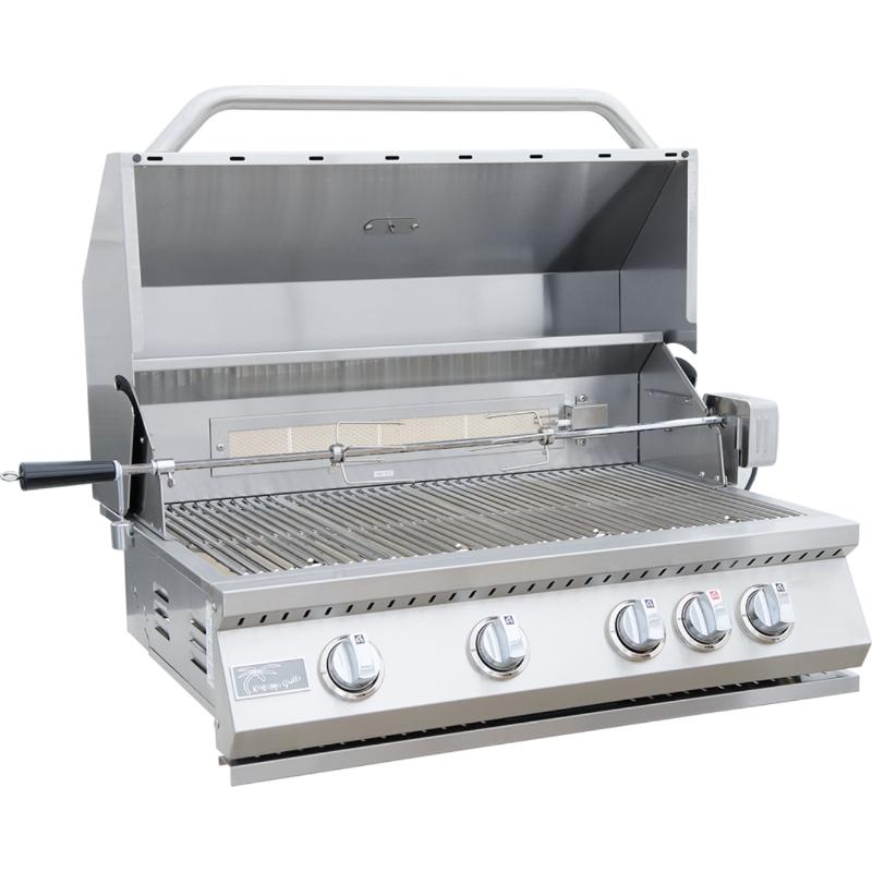 KoKoMo 4 Burner S/S Rotisserie