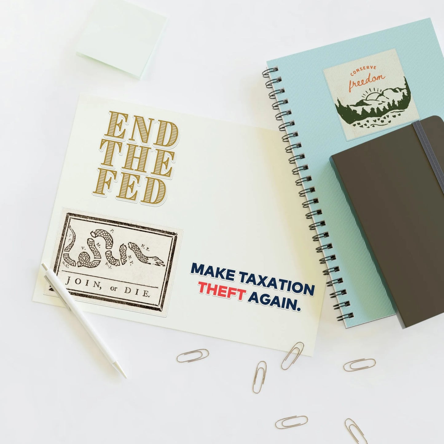 Liberty Themed Sticker Sheets