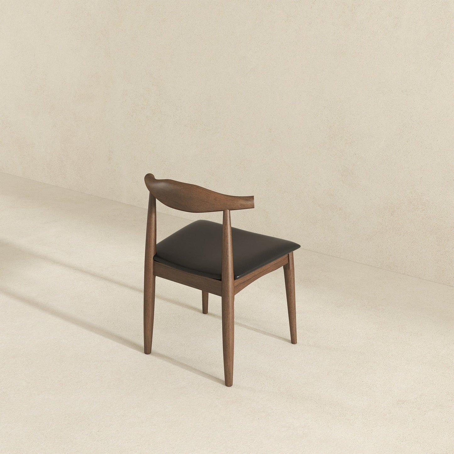 Destiny - Dining Chairs (Set of 2) - Black / Dark Brown