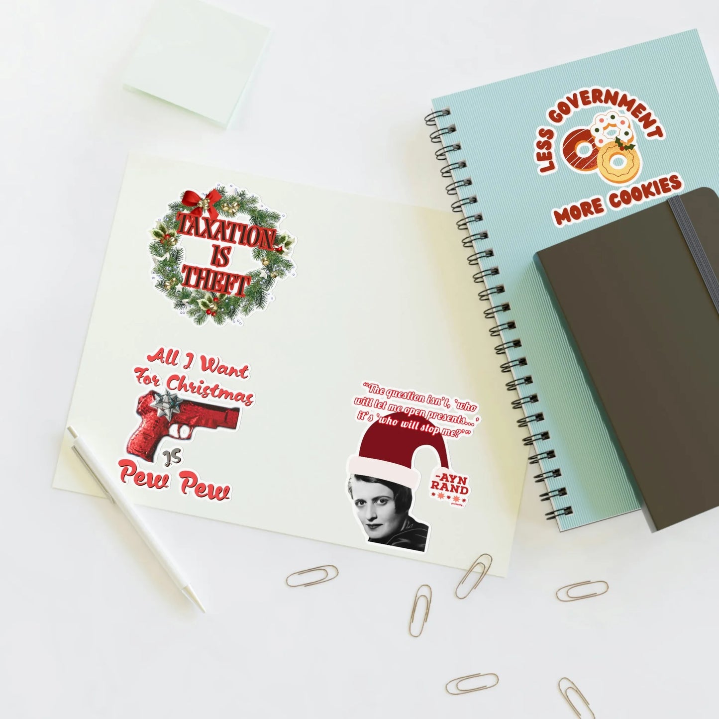 Holiday Liberty Themed Sticker Sheets - 4LibertyShop.com