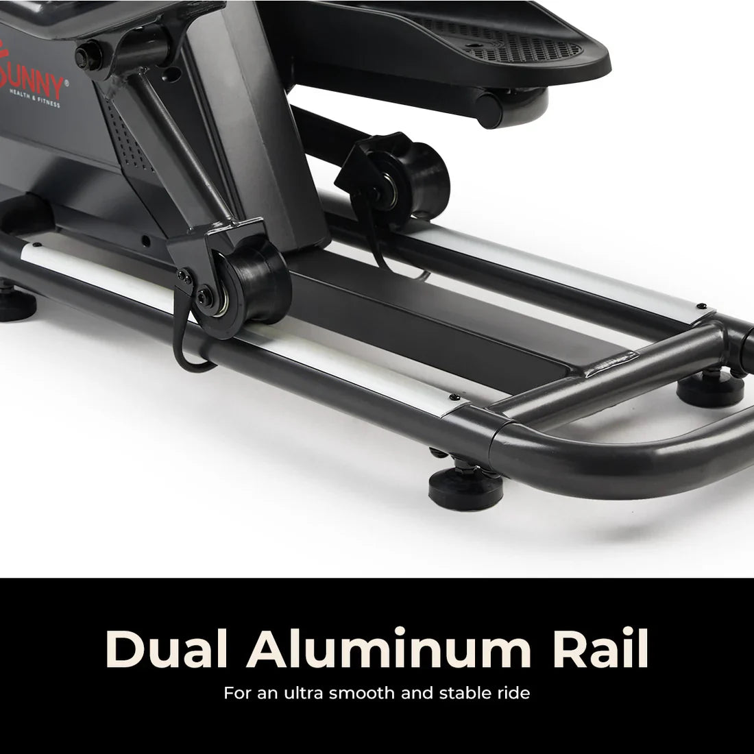 Ultra Silent Smart Elliptical Exerciser by Sunny Health & Fitness