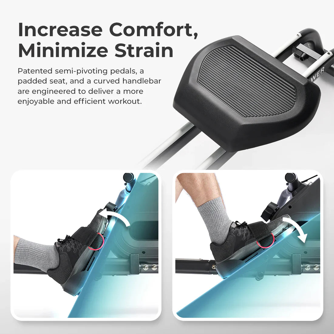 Premium Smart Magnetic Rowing Machine by Sunny Health & Fitness
