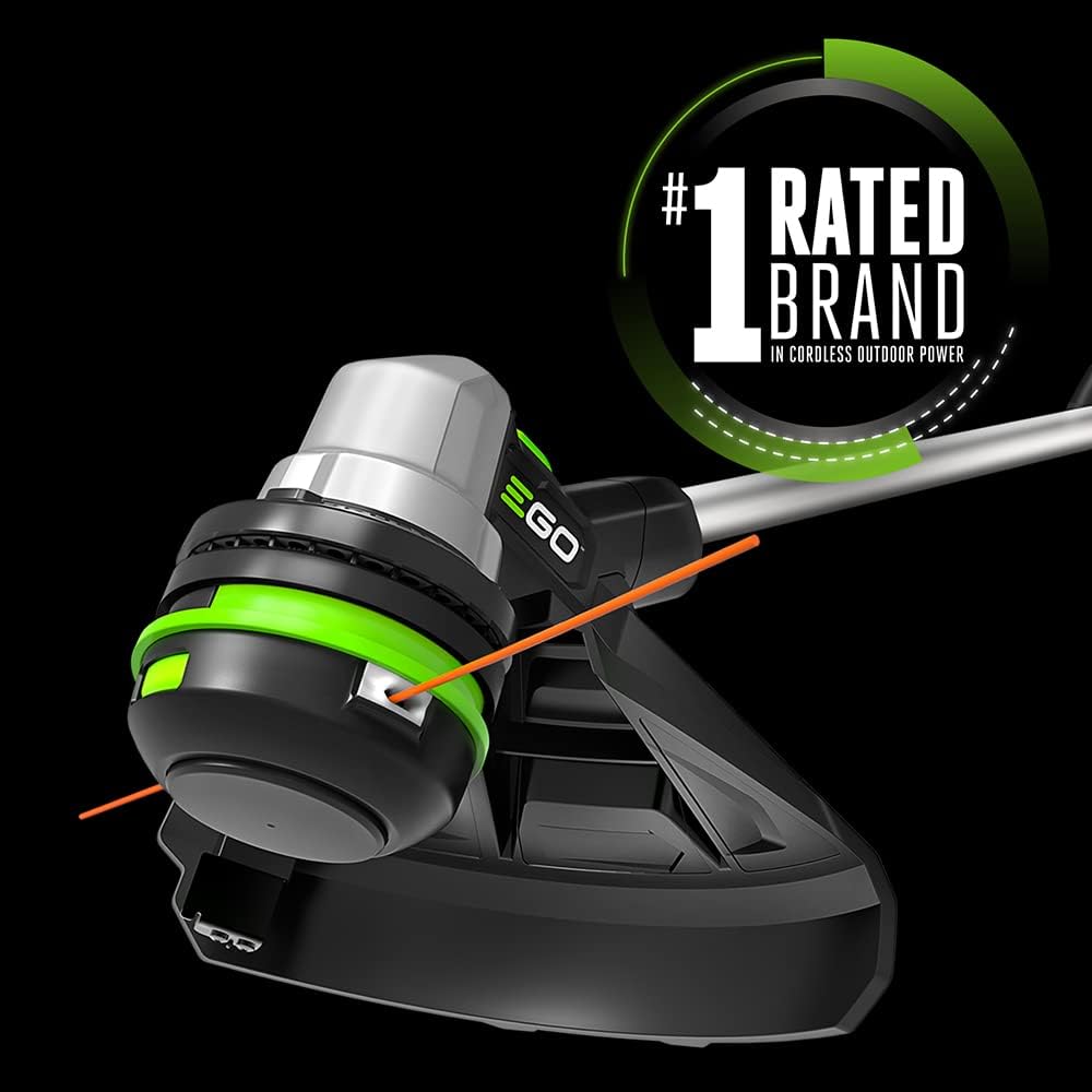 EGO POWER+ ST1510T 15-Inch 56-Volt Lithium-Ion Cordless POWERLOAD String Trimmer with Aluminum Telescopic Shaft - Battery and Charger Not Included