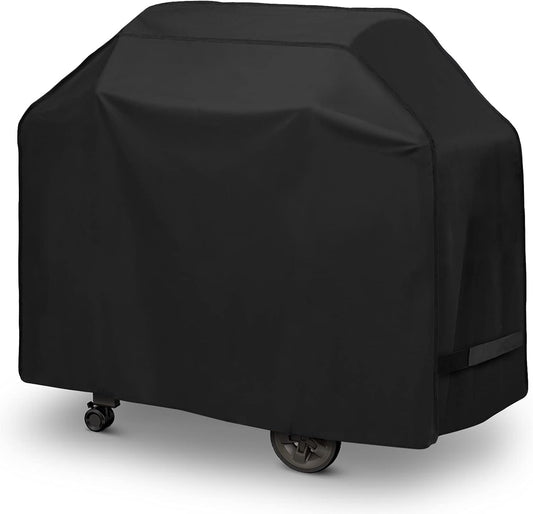 BBQ Grill Cover 55 inch, Waterproof Grill Cover for Outdoor Grill, Rip-Proof, Fade Resistant Barbecue Gas Grill Cover for Weber, Char Broil, Nexgrill etc., All Weather Resistant