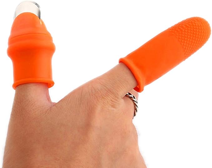 Fruit and Vegetable Picking Potted Plants Trim Silicone Thumb Knife Set Picking Portable Knife Garden Tools (1)