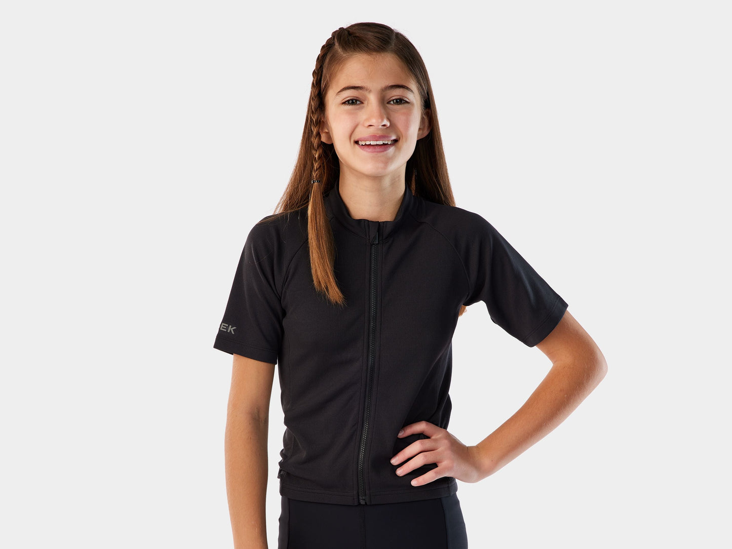 Trek Solstice Youth Large Black Jersey