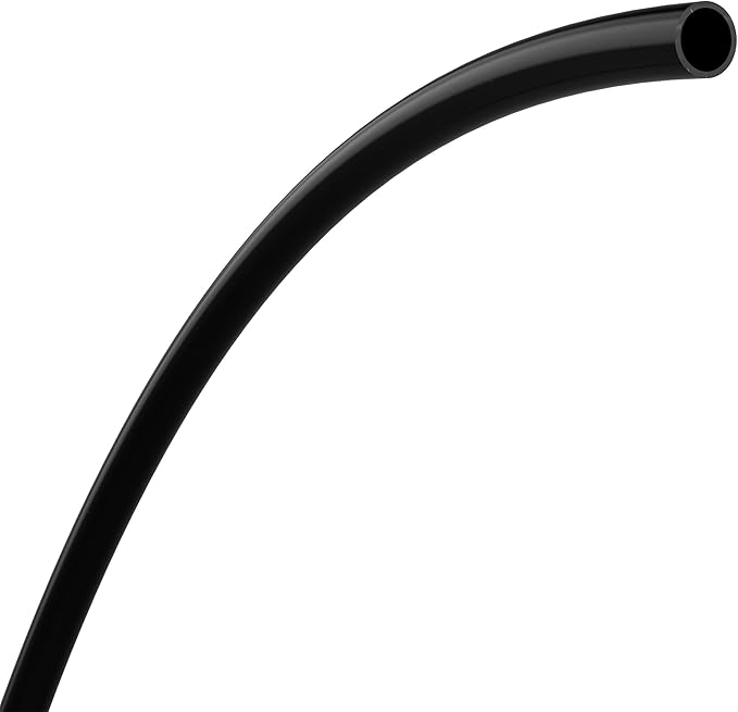 Alpine Corporation 100 Ft. PVC Tubing with 1" Inside Diameter for Ponds and Fountains, Black