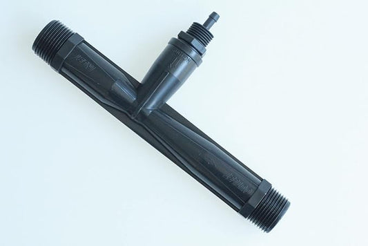 Pvdf Venturi Injector 1” Inch Gas-Liquid Mixing Venturi Injection for Ozone Generator, Agriculture Fertilizer Irrigation, Sewage Treatment, Dosing Device, Jet Device