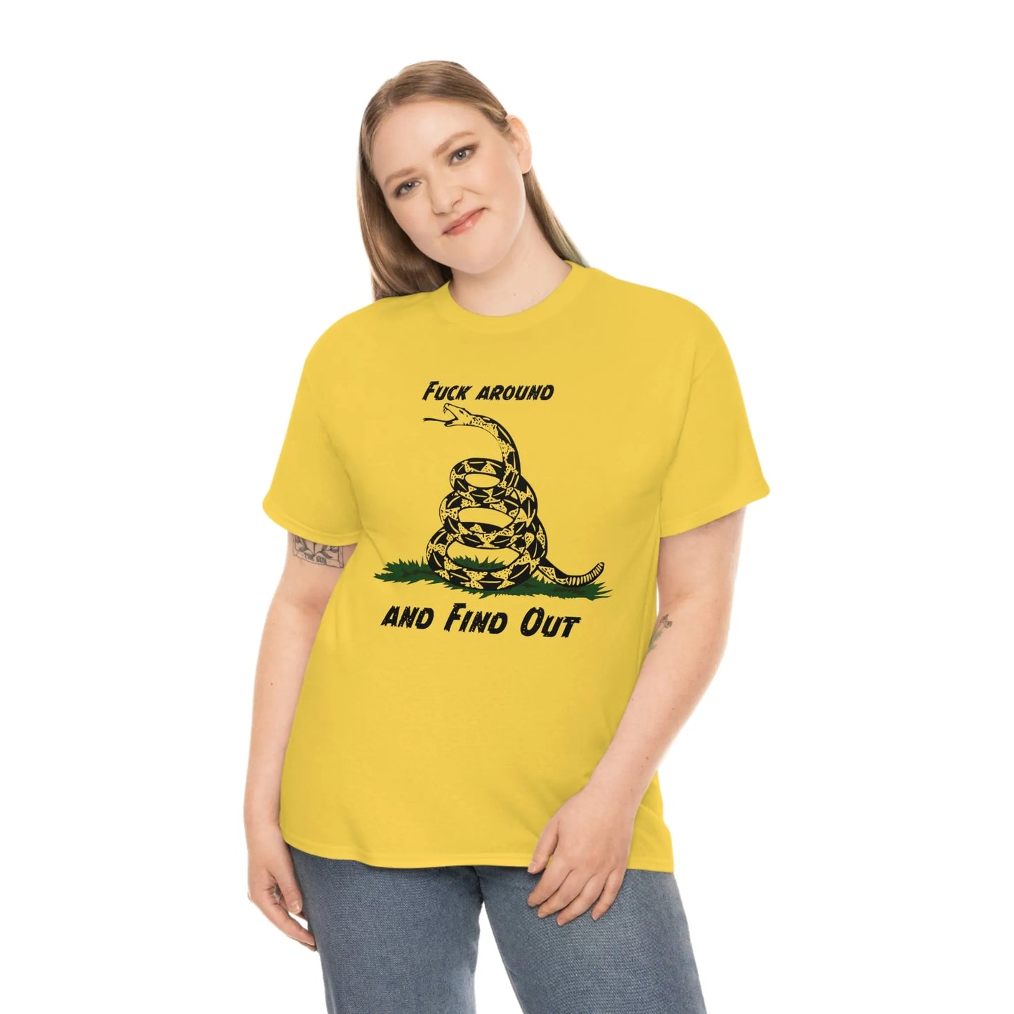 Walton & Johnson: FAFO Gadsden T-Shirt - 4LibertyShop.com