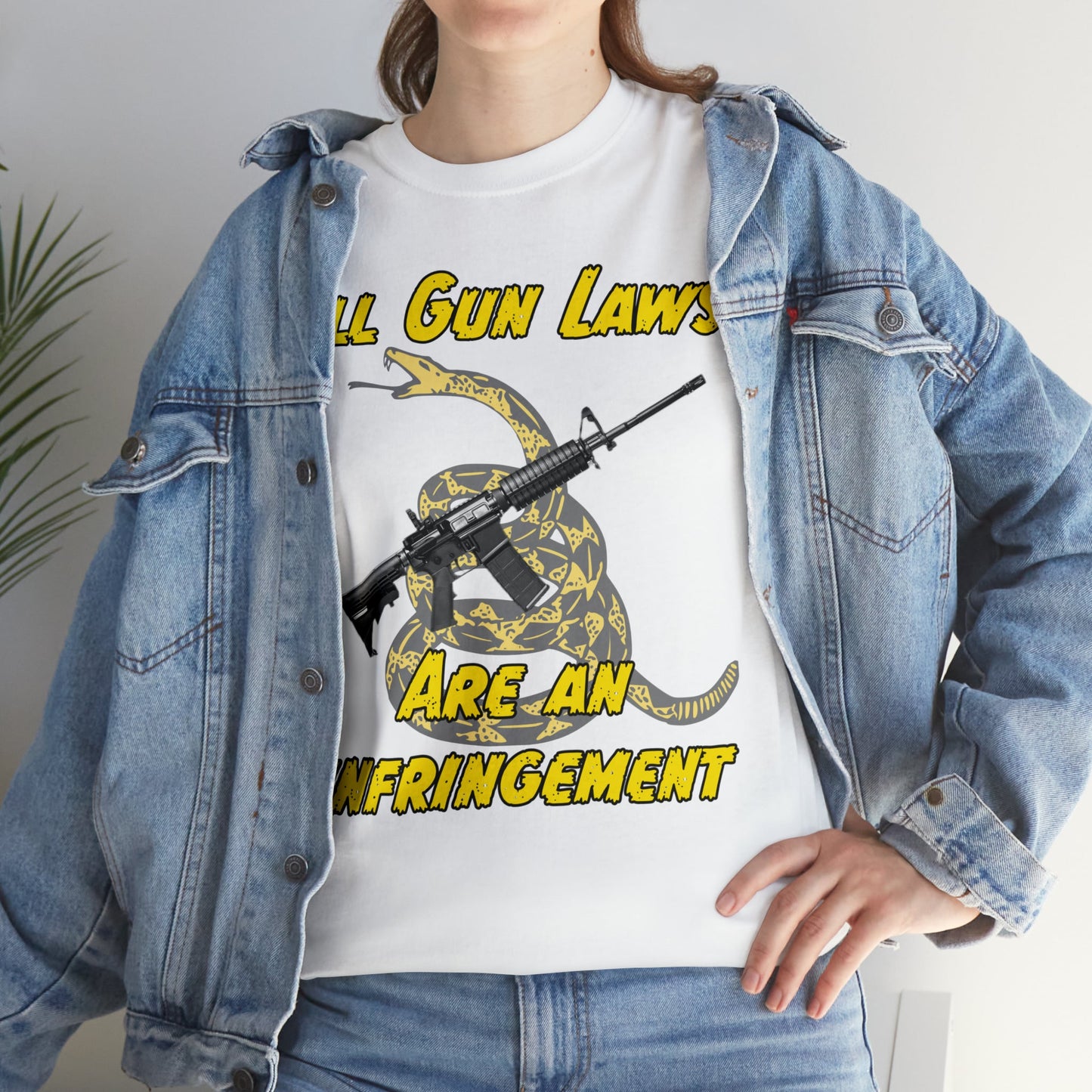 All Gun Laws Are Infringements AR15 Gadsden T-Shirt