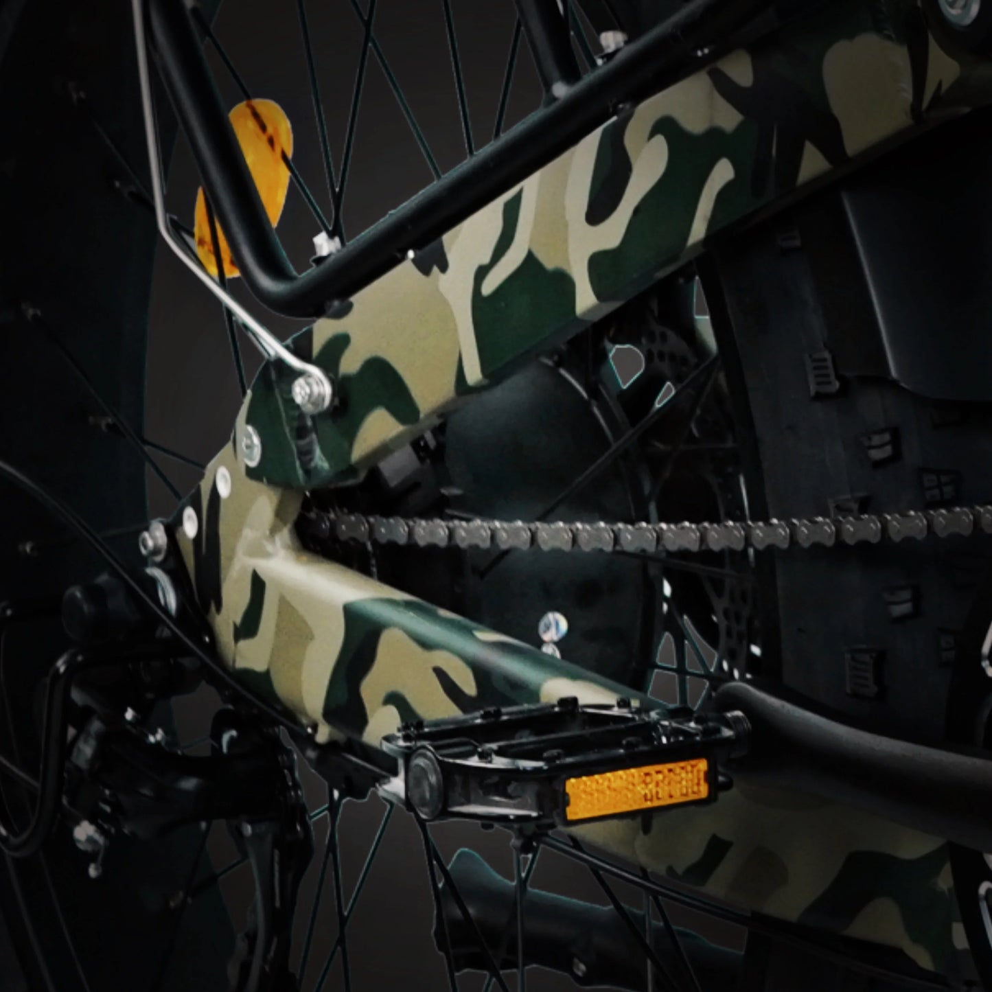 Bee Defender Super Frame Full Suspension Mountain Electric Bike