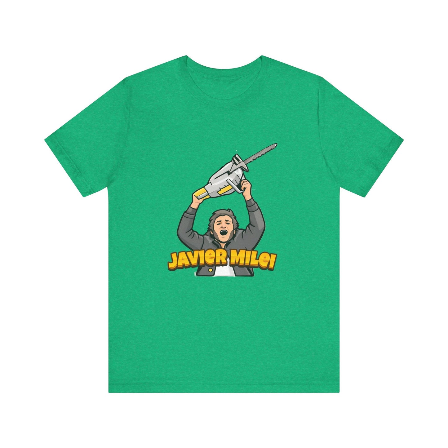 Javier Milei Chainsaw Tee - 4LibertyShop.com