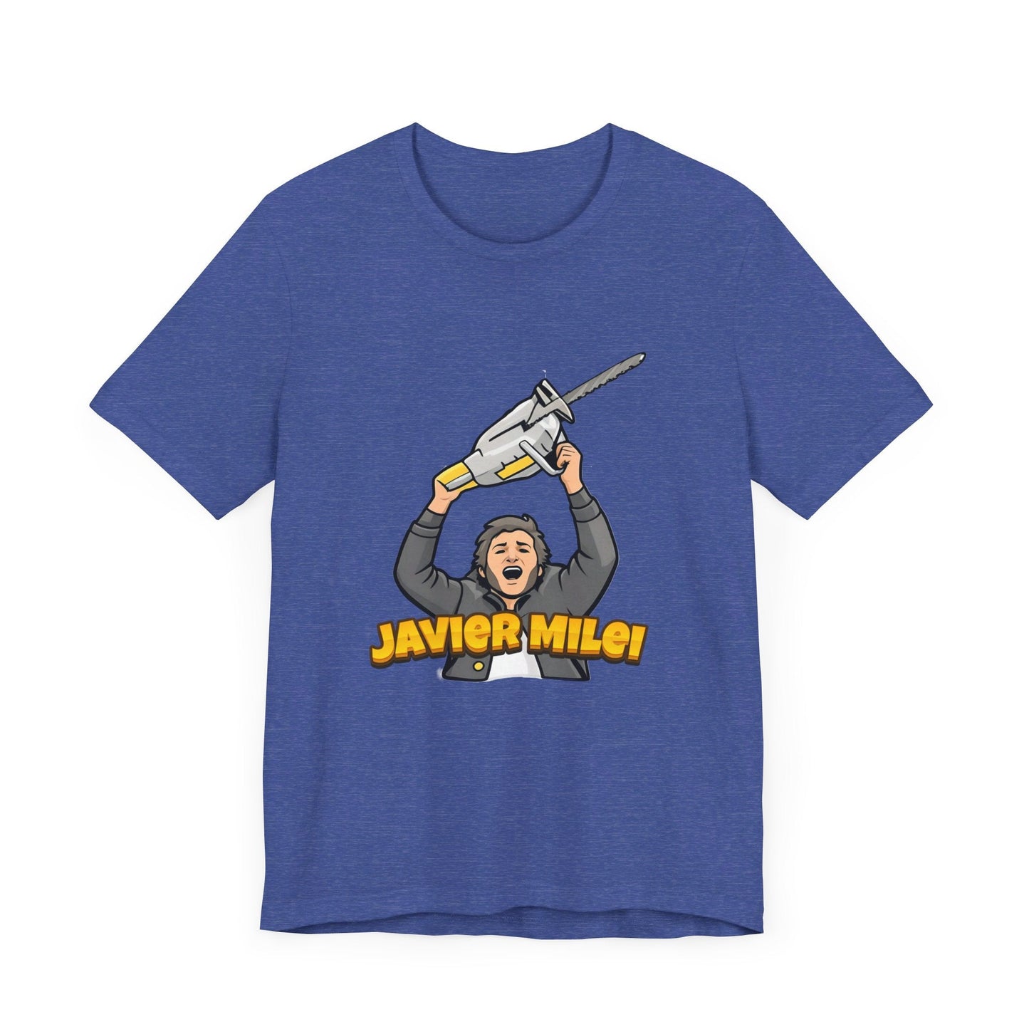 Javier Milei Chainsaw Tee - 4LibertyShop.com