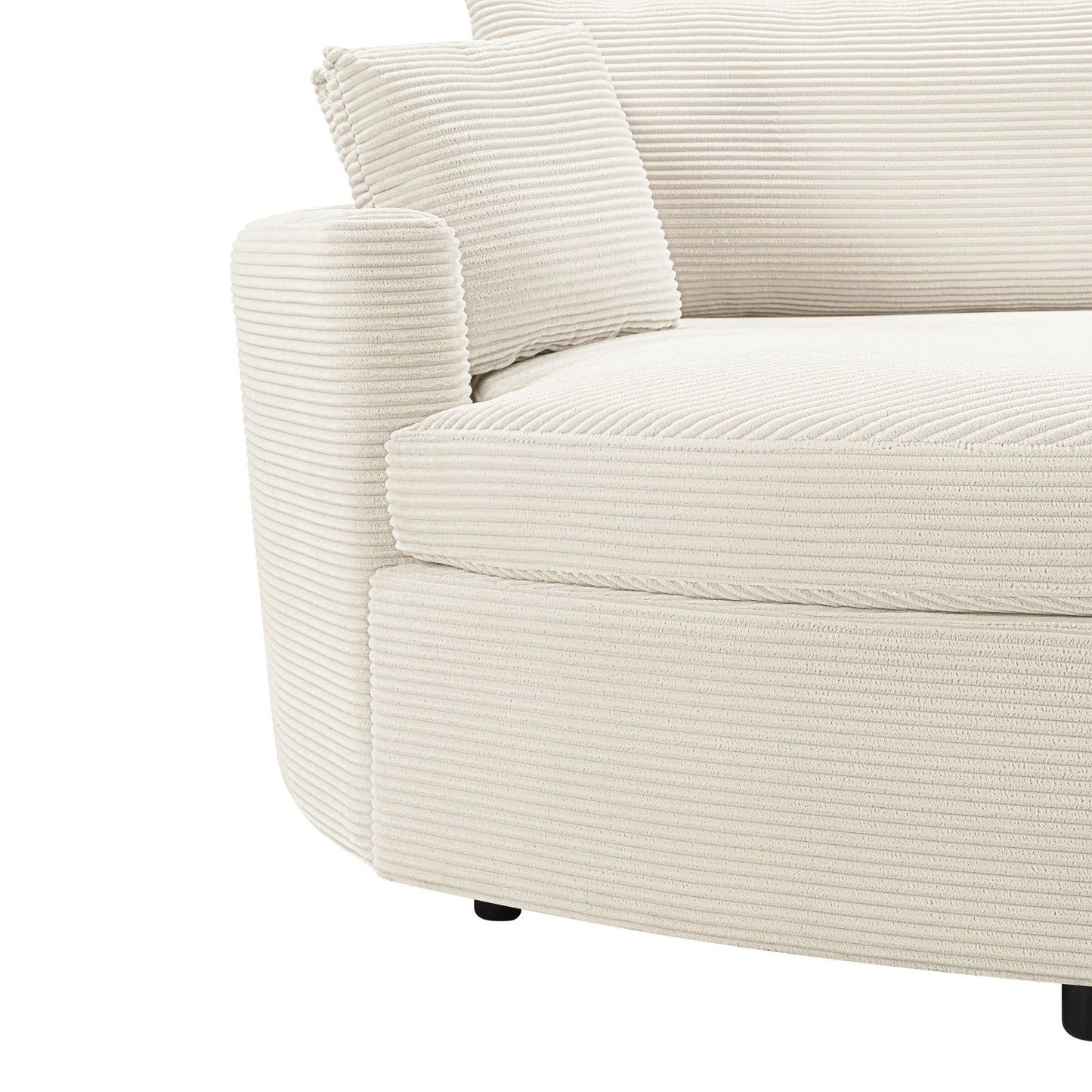 Oversized Double Chaise Lounge Sofa With USB Ports