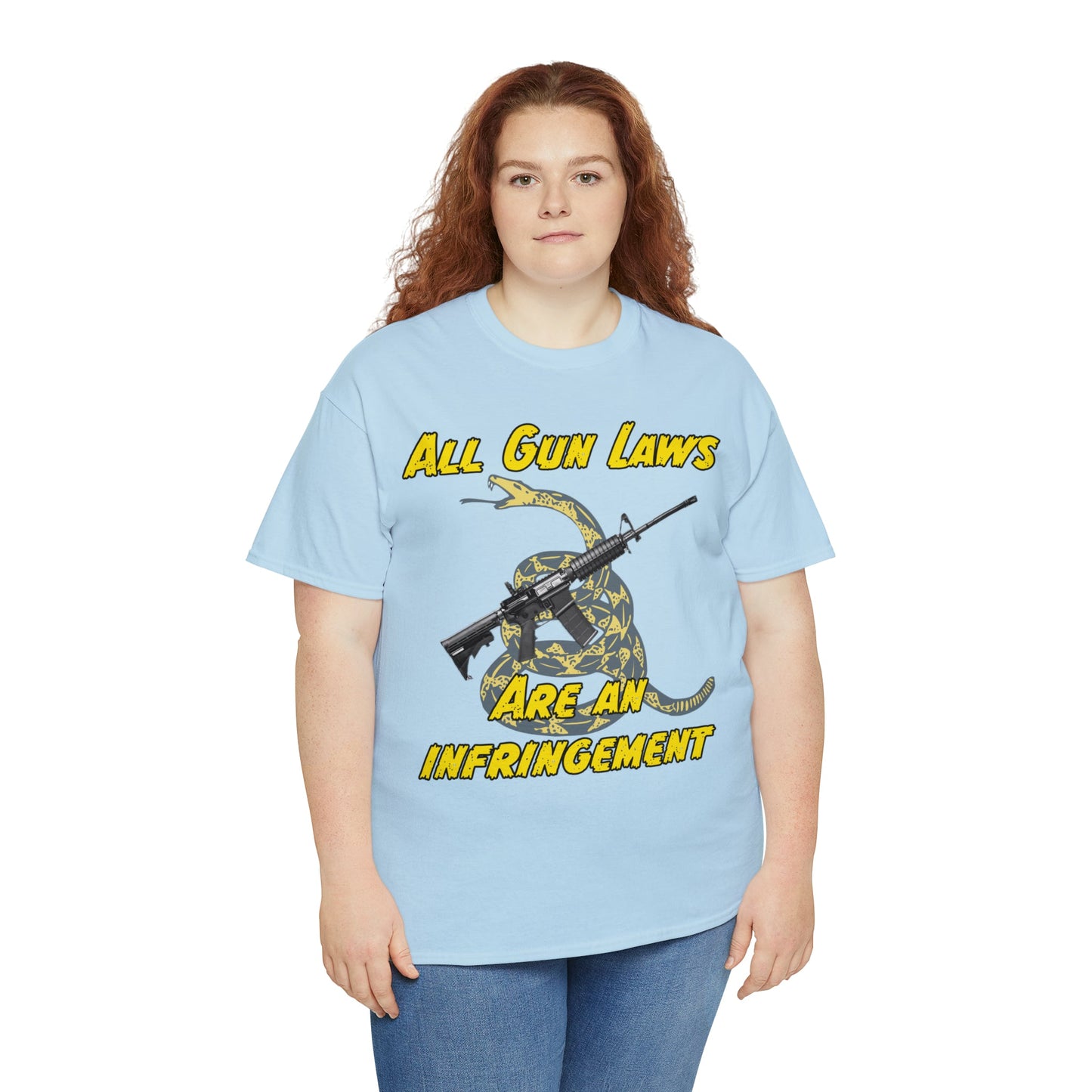 All Gun Laws Are Infringements AR15 Gadsden T-Shirt