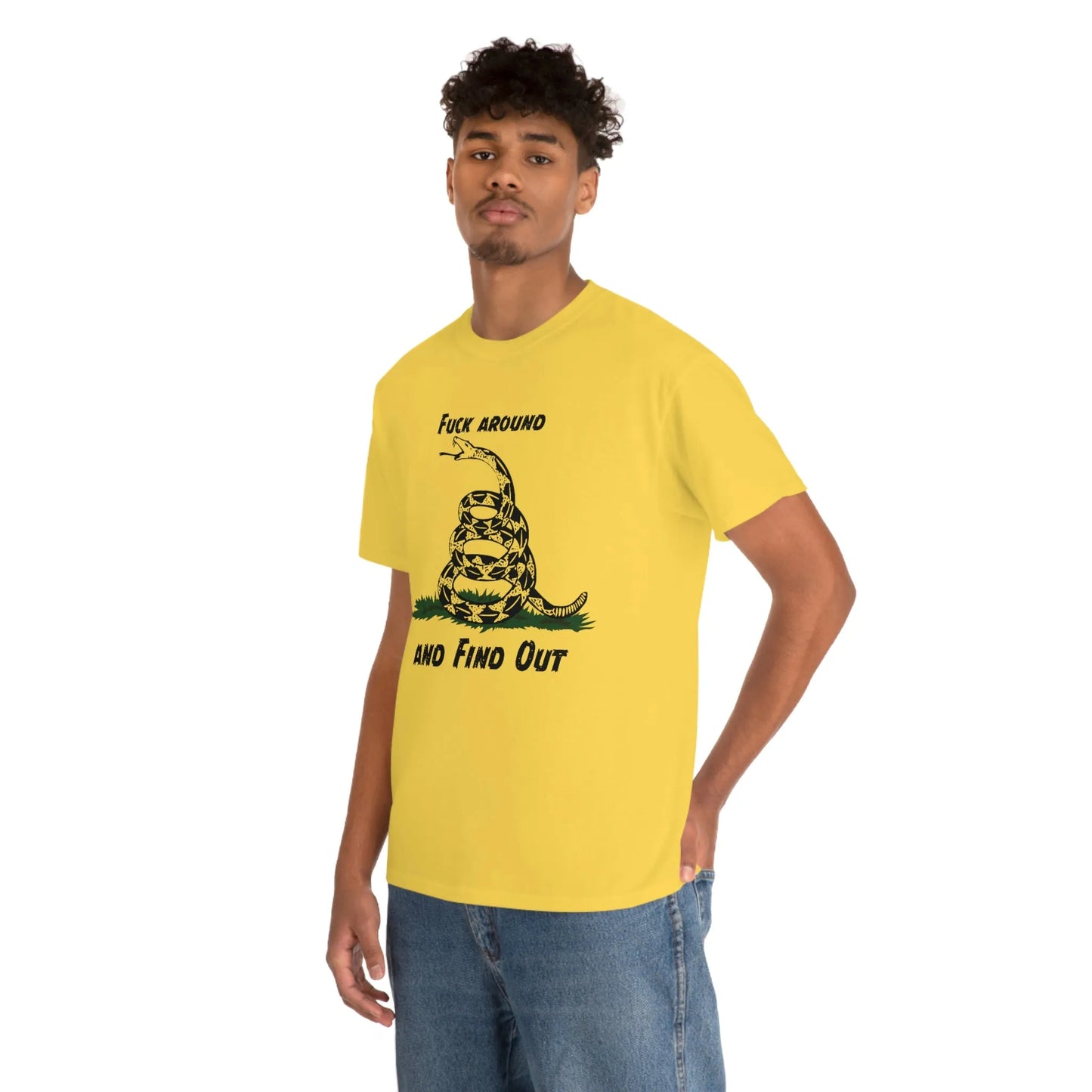Walton & Johnson: FAFO Gadsden T-Shirt - 4LibertyShop.com