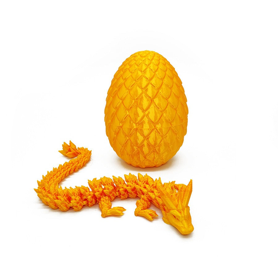 Dragon Egg 3D Printing Crystal Dragon Gem Dragon Egg Divine Dragon Storage Set Craft Gift Decoration Creative Toy Trendy Play