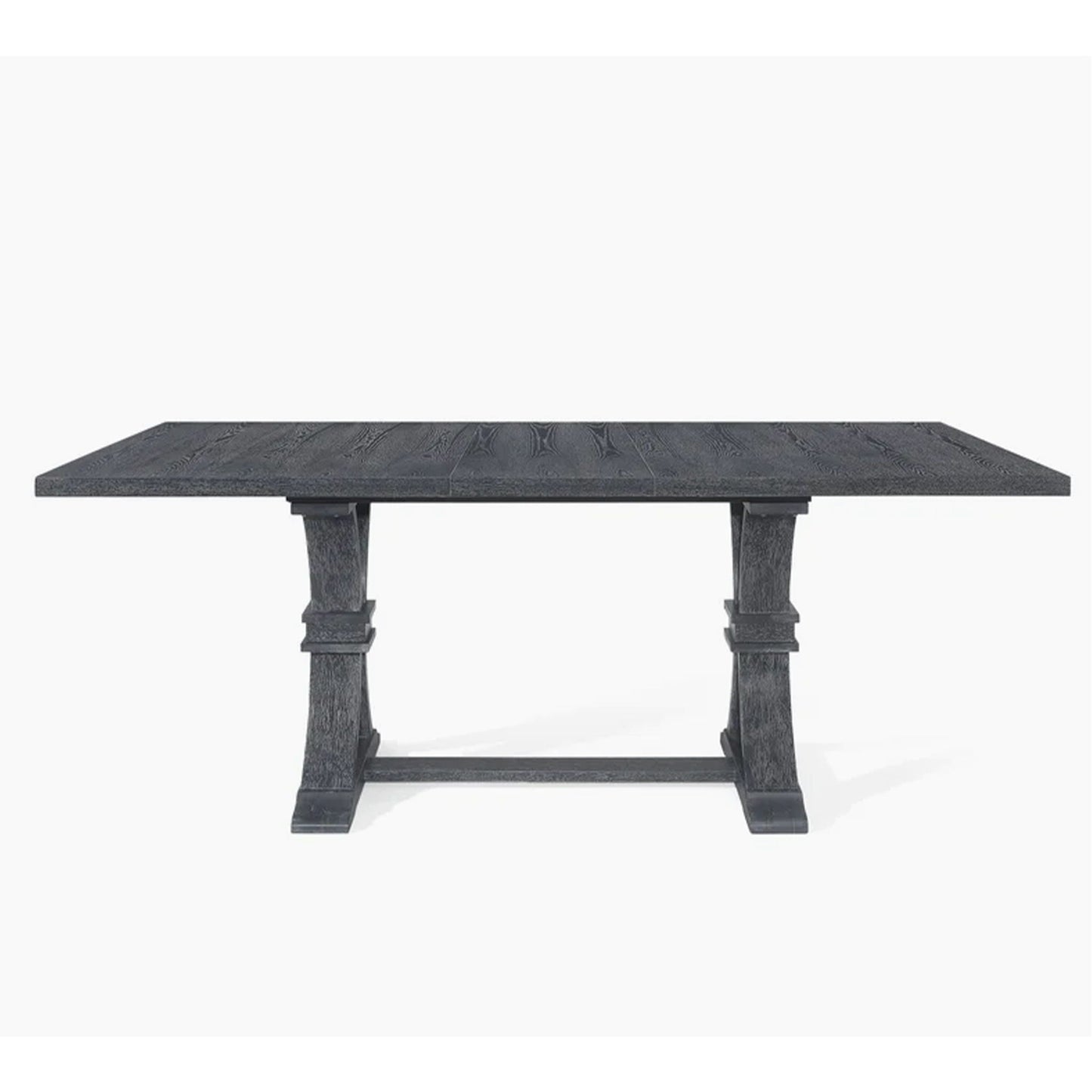Devingo Extendable Dining Table Rustic Style - Gray