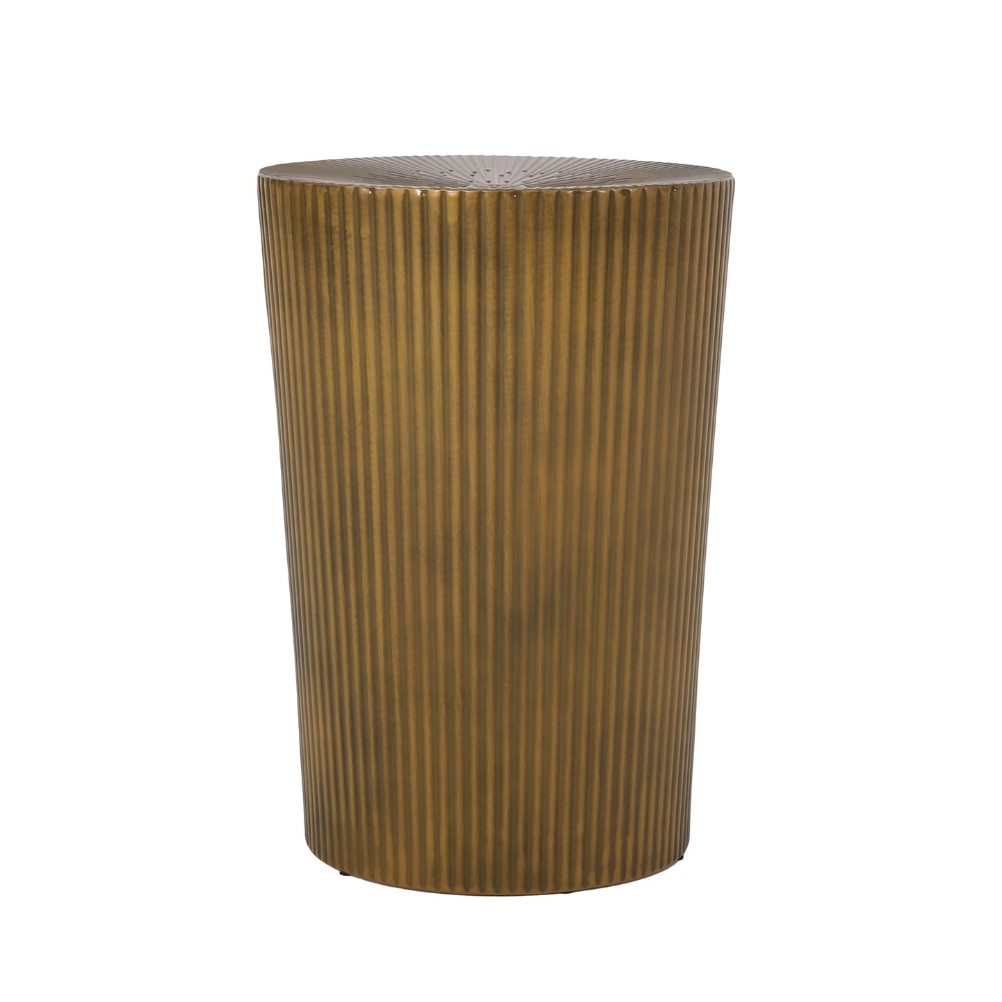Langseth Iron Sunburst Side Table Modern Design