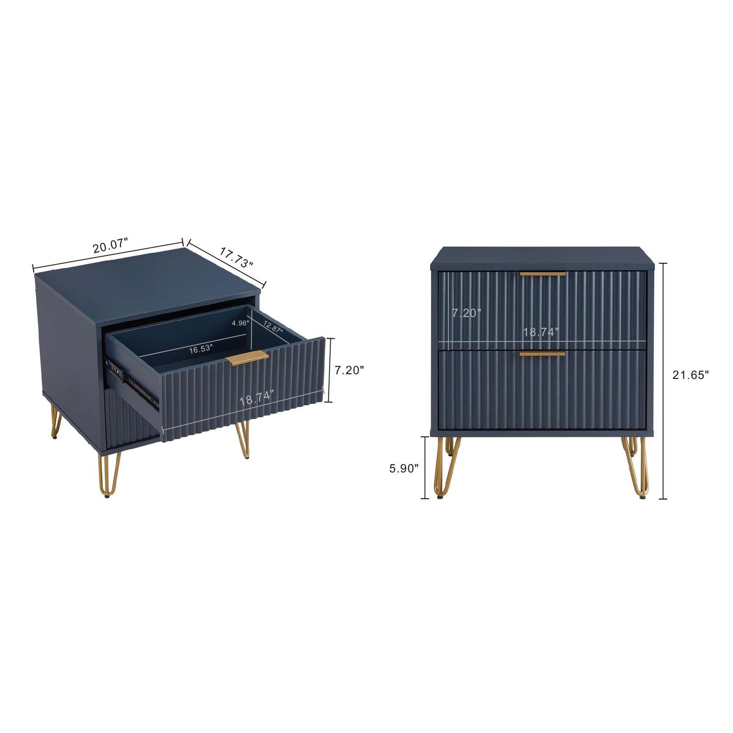 Dumbo - Nightstand With 2 Drawers