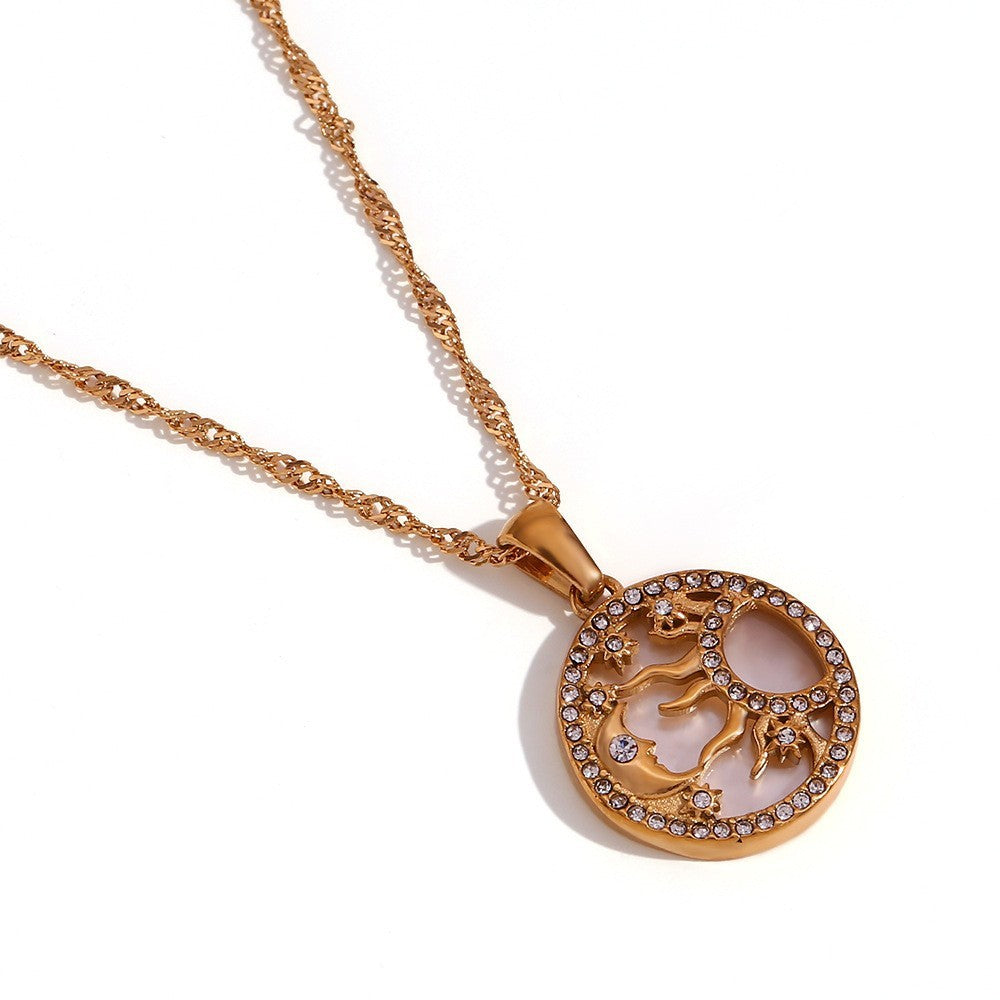 Fashionable And Stylish Retro Titanium Stainless Steel Necklace