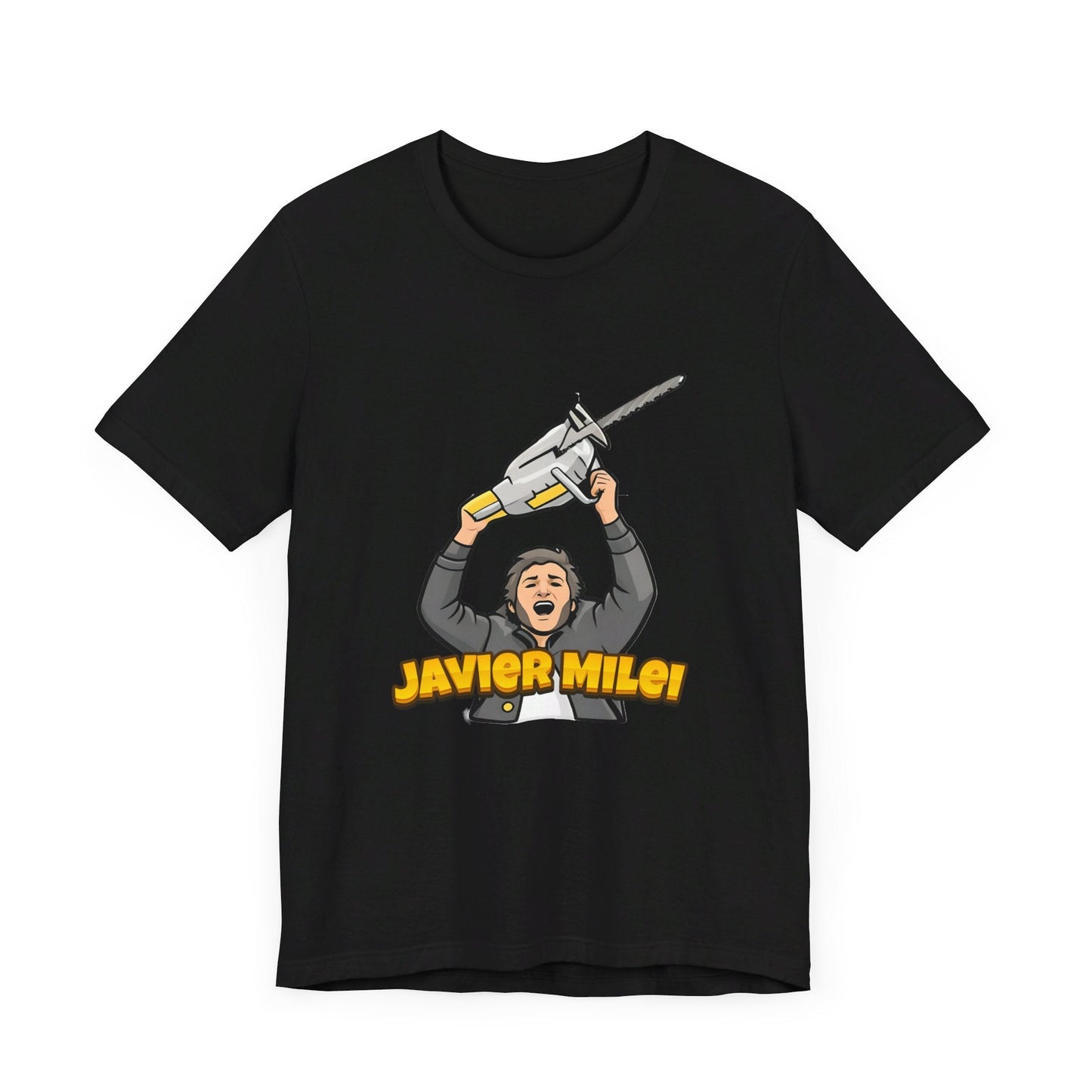 Javier Milei Chainsaw Tee - 4LibertyShop.com