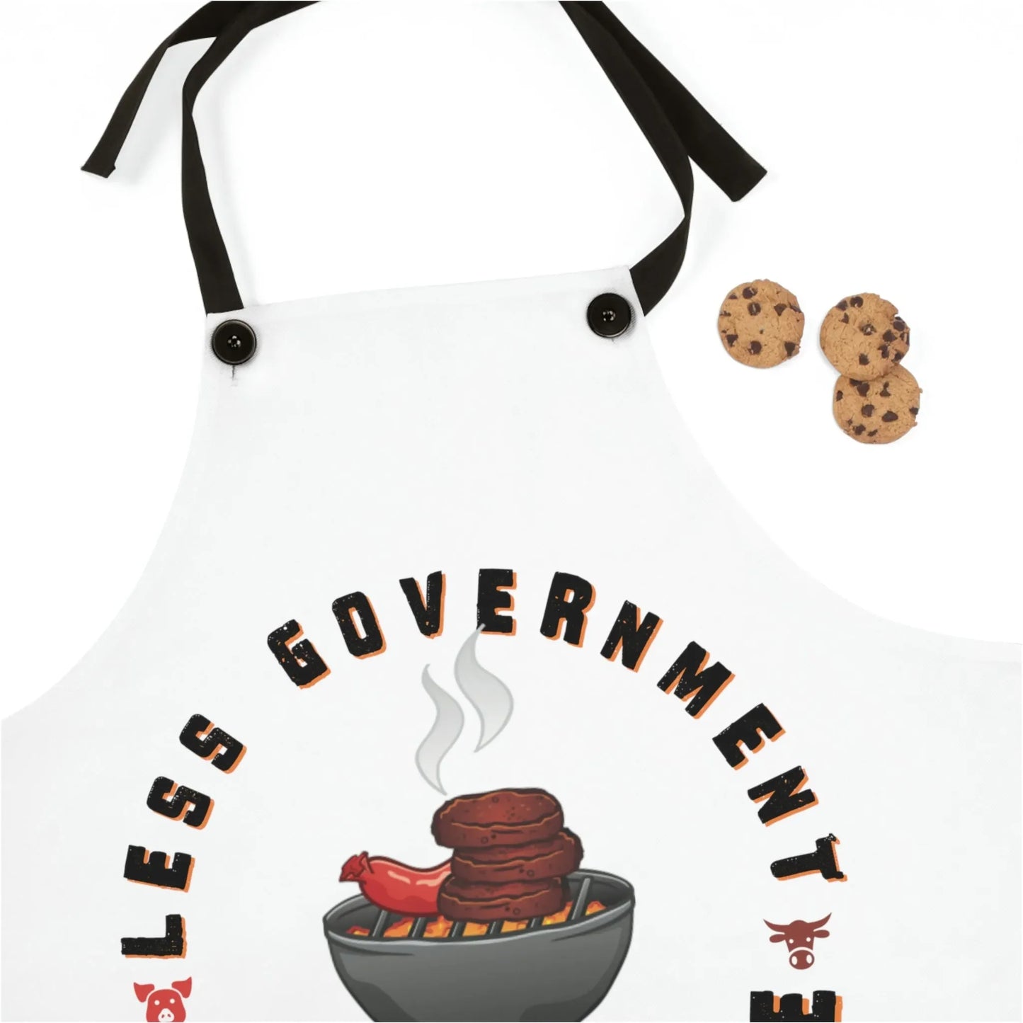 Less Government More Smoke Grilling Apron