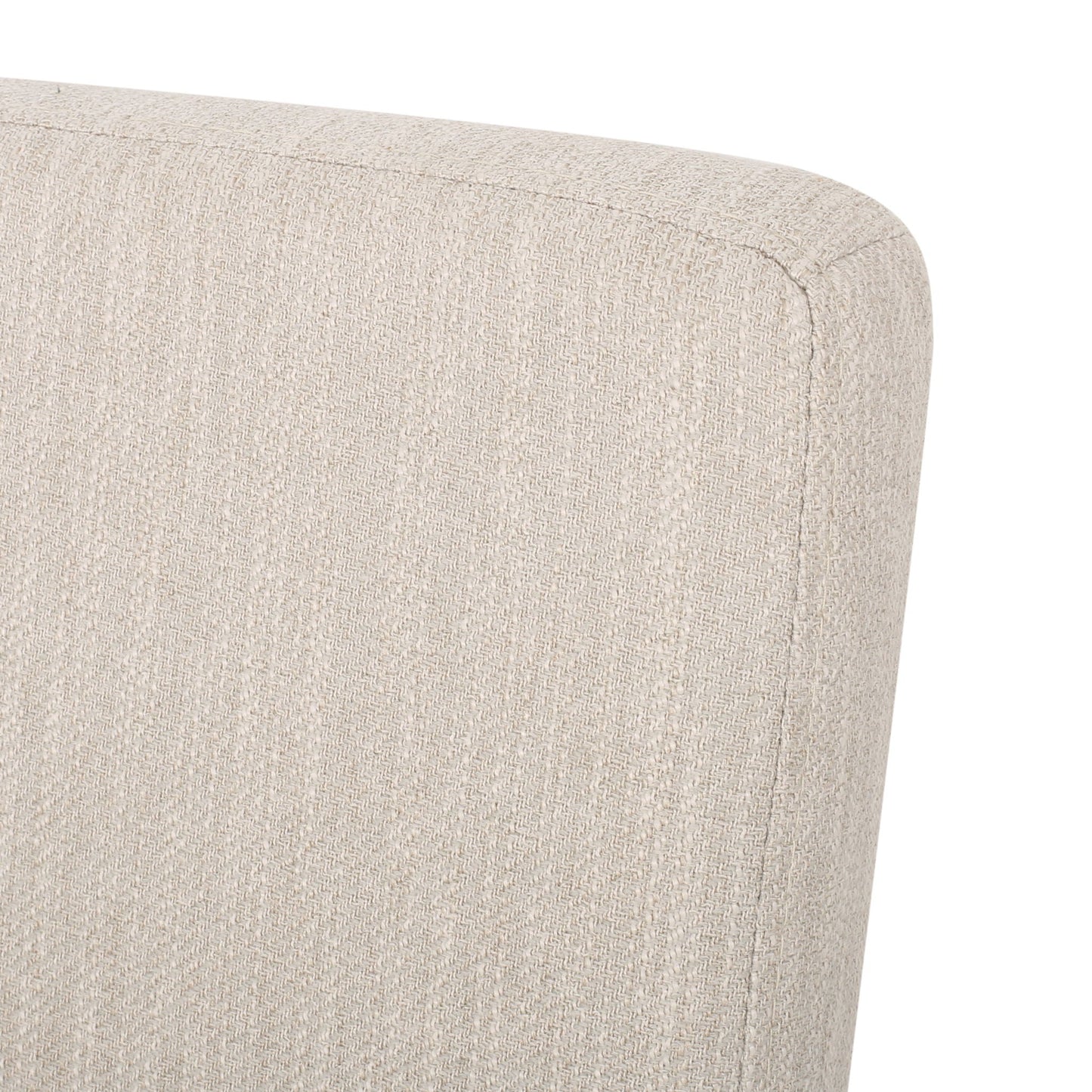Contemporary Dining Chair with Upholstered Seating and Tapered Legs