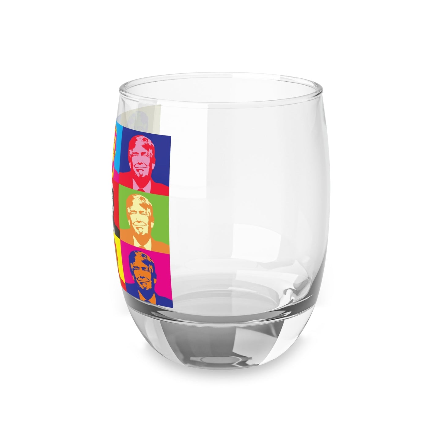 Donald Trump Triumphant Pop Art Whiskey Glass - 4LibertyShop.com