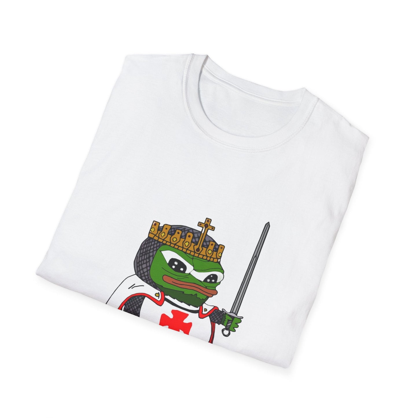 Crusader Pepe God Wills It Meme T-Shirt - Deus Vult Knight - 4LibertyShop.com