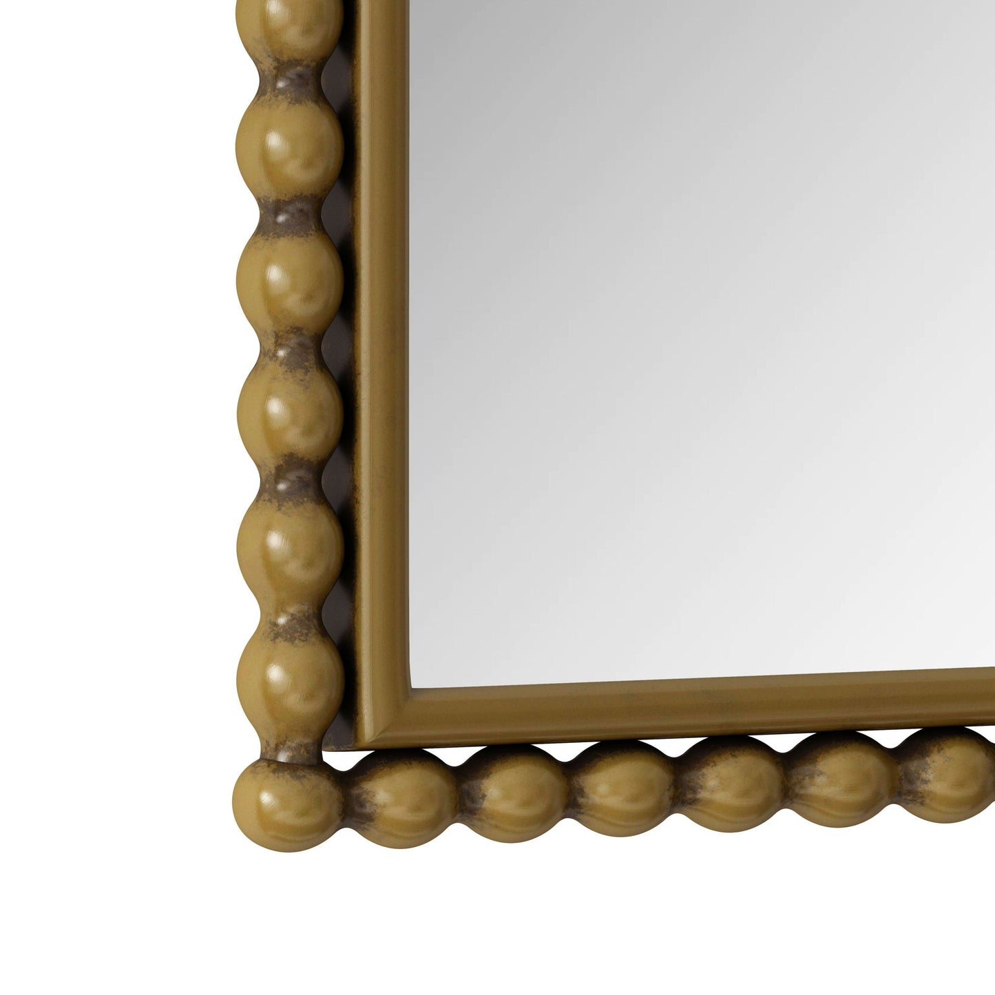 Vintage Iron Art Arch Mirror, Wall Hanging Or Table Display