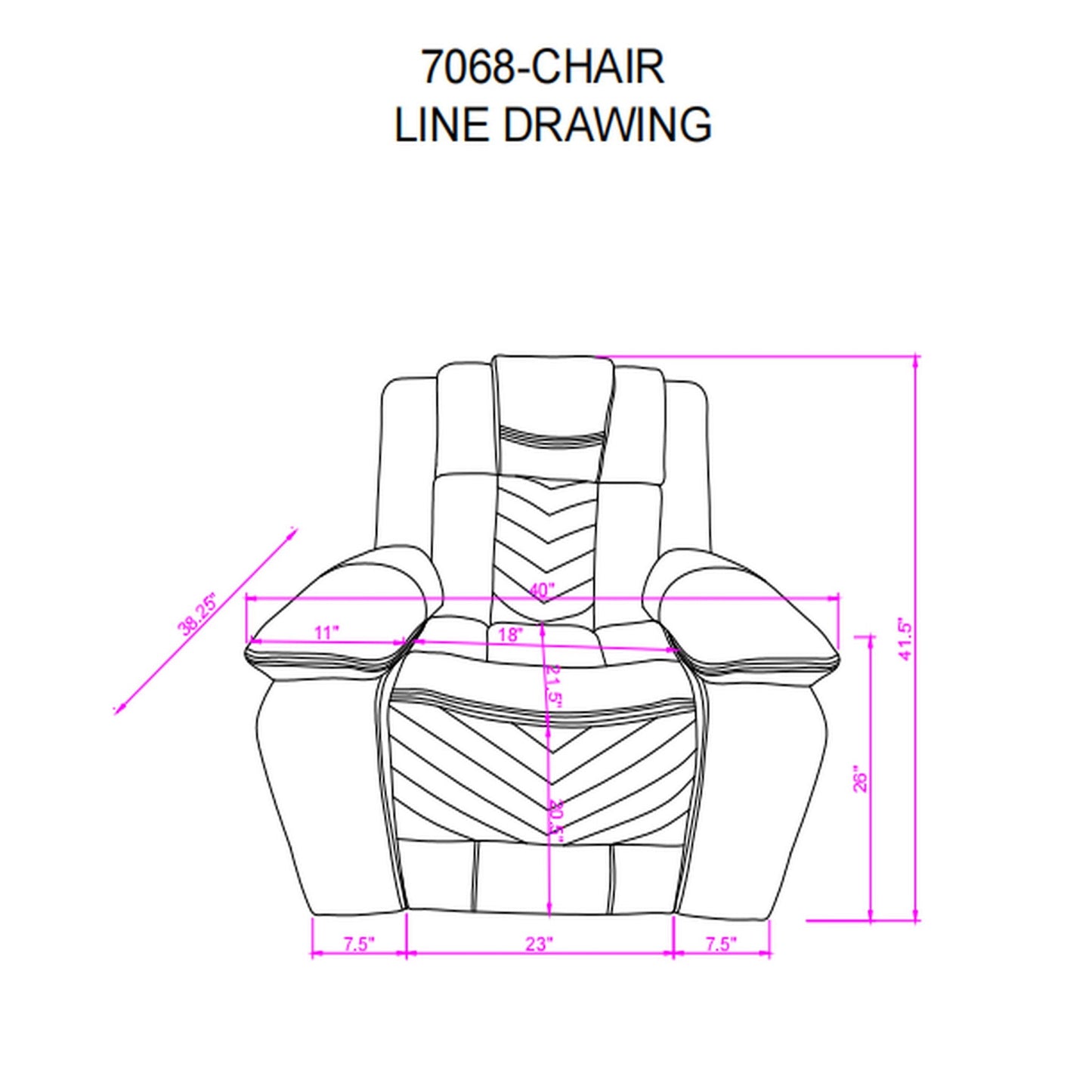 Raize - Power Living Room Set With Storage Console And Cup Holders