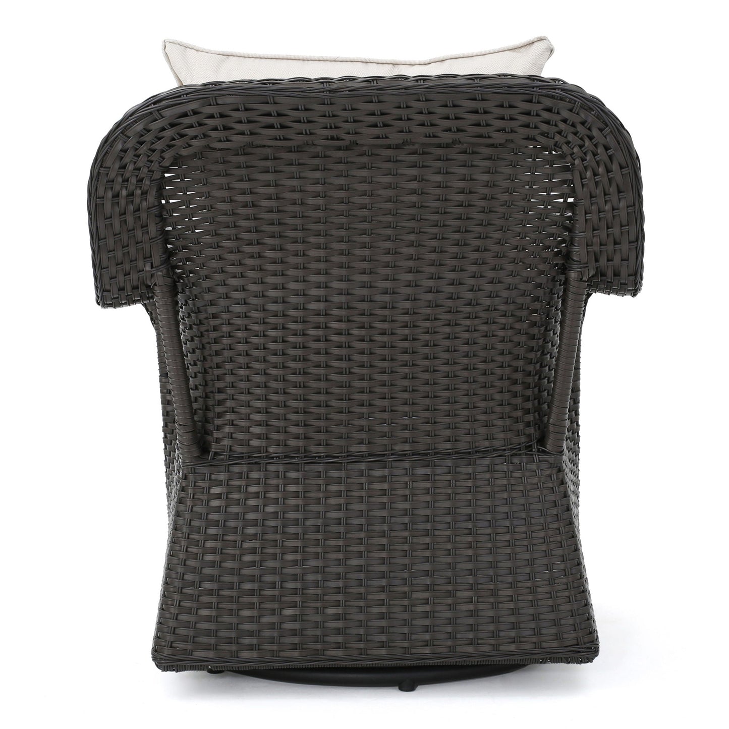 Amaya Outdoor Swivel Rocker Chair with Water Resistant Cushions
