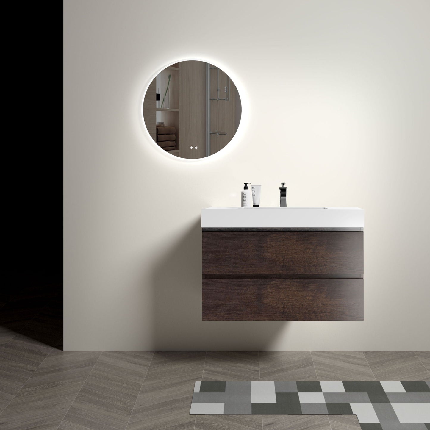 Alice Bathroom Vanity Wall Mounted With Sink