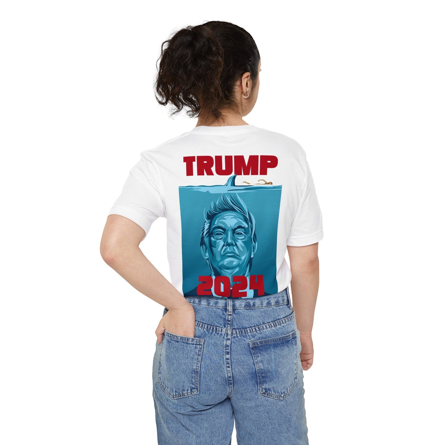 Shark Trump Pocket T-Shirt
