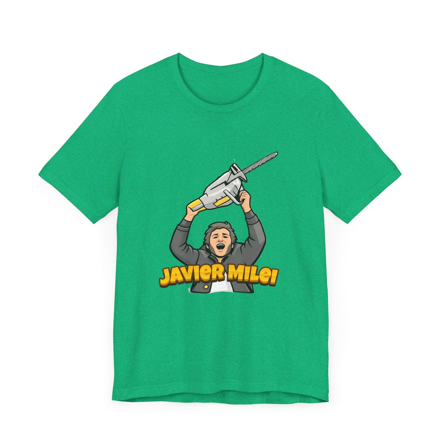 Javier Milei Chainsaw Tee - 4LibertyShop.com