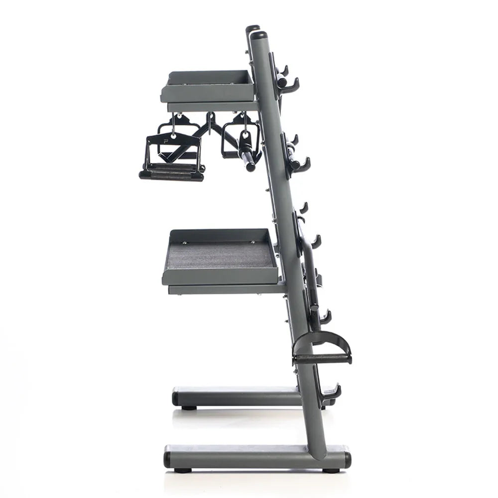 Power Systems Black Chrome Cable Attachments Bar and Accessory Rack with Attachments