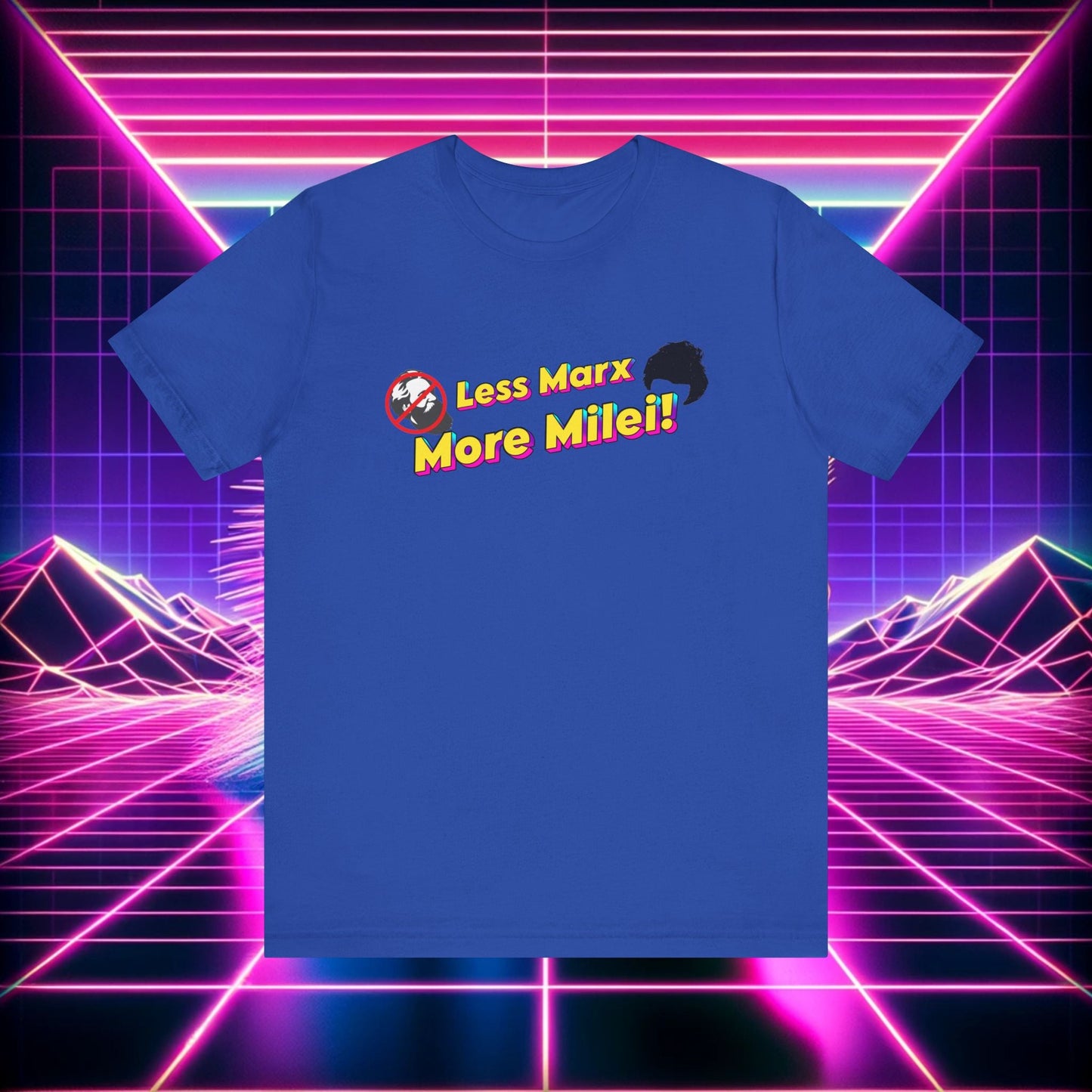 Less Marx More Milei T-Shirt - 4LibertyShop.com