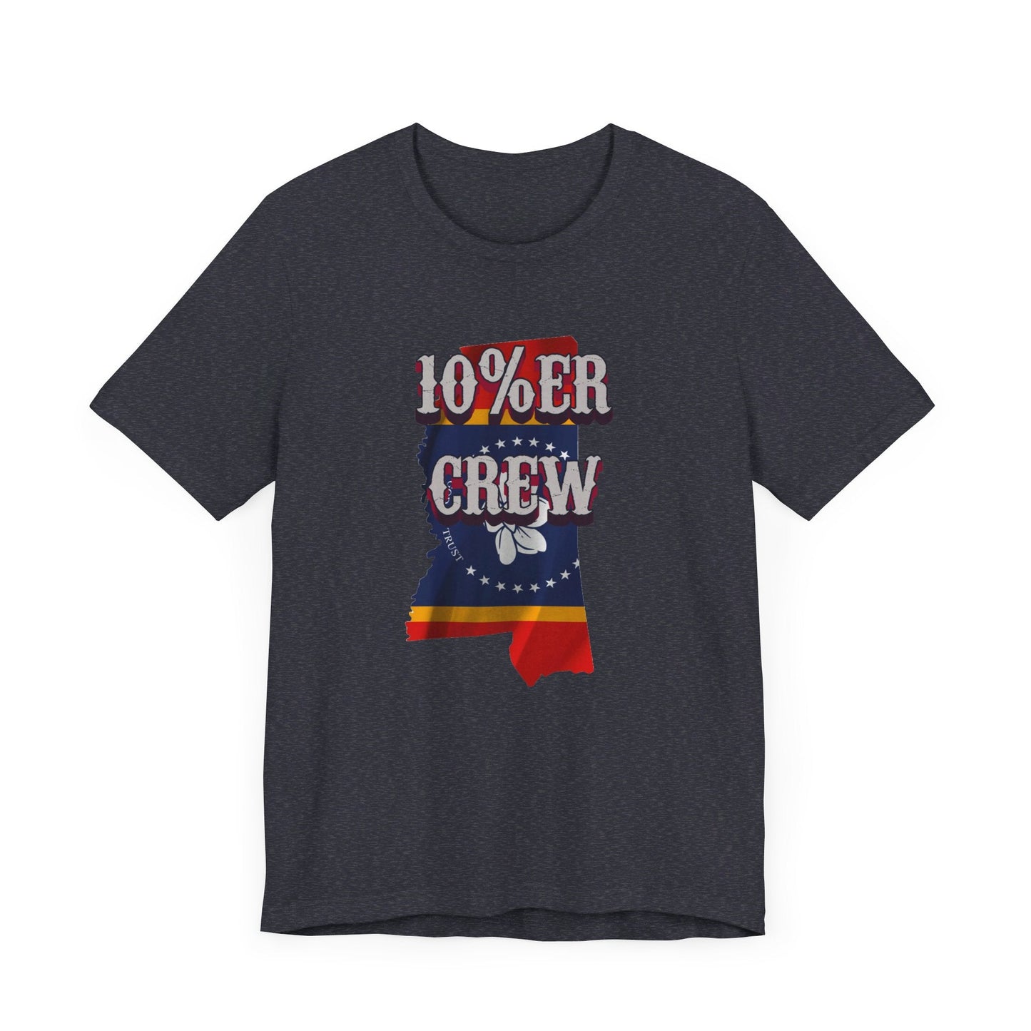 Walton & Johnson: 10%er Crew Mississippi Tee - 4LibertyShop.com