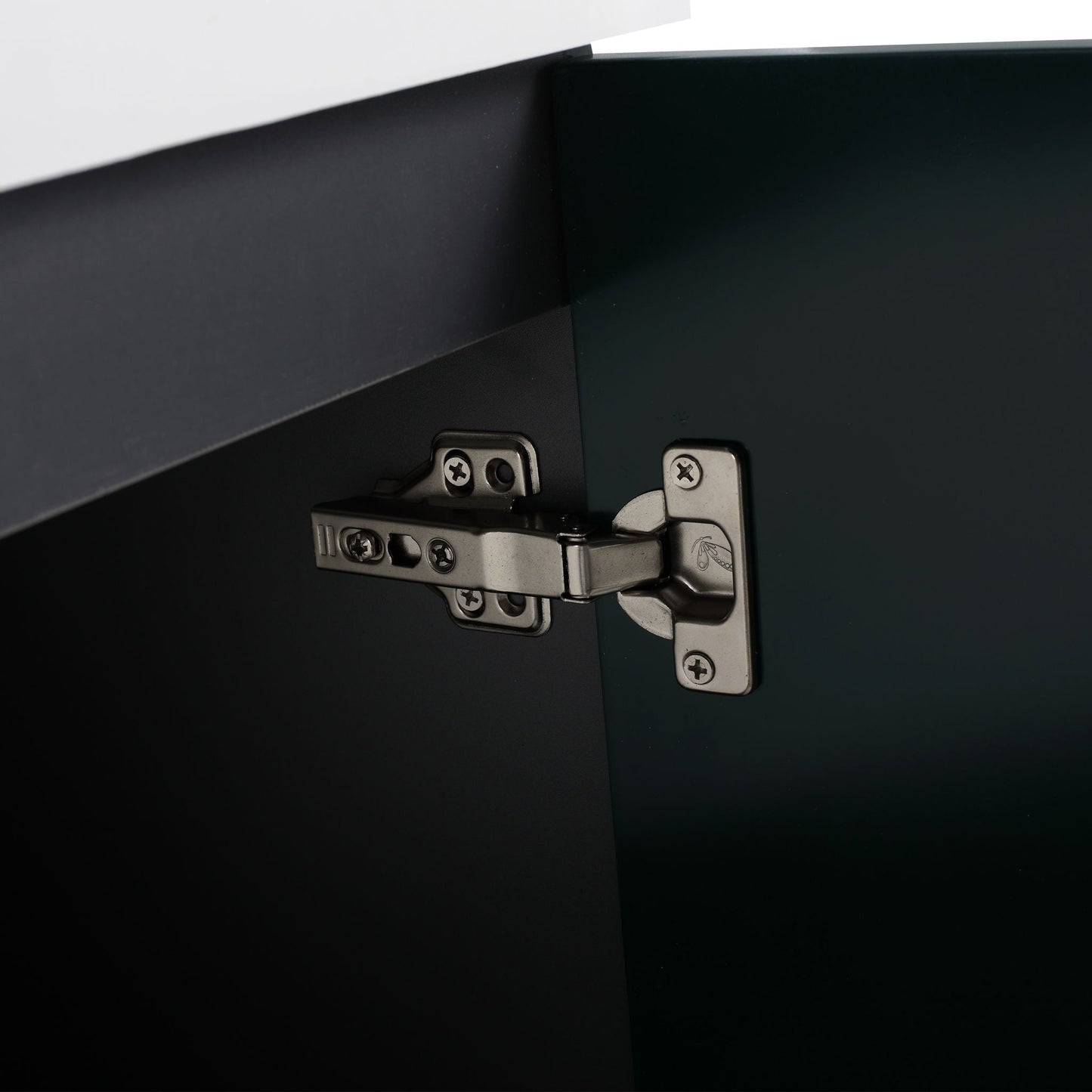 Contemporary Freestanding Bathroom Vanity With Resin Sink & Soft-Close Cabinet Doors
