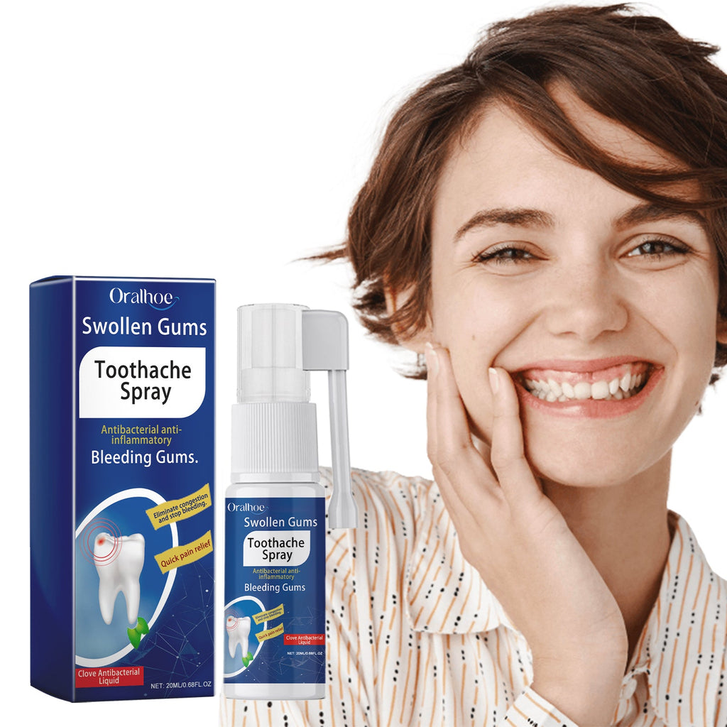 Toothache Treatment Spray. Relieve Gum Swelling And Pain On Fire Care ...