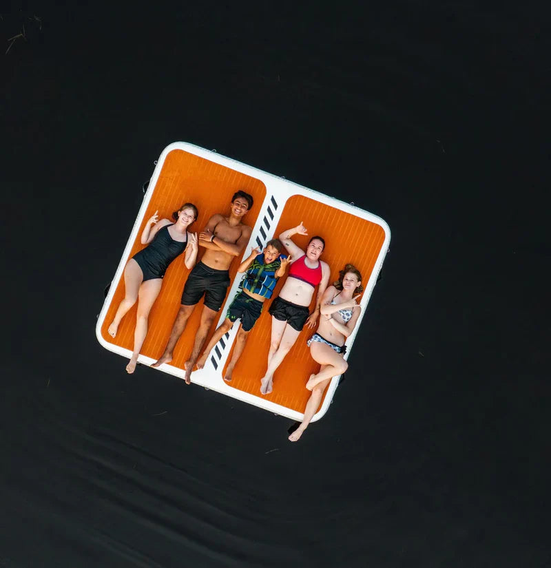 Pop Board Co POPup Dock 8' x 7' - Inflatable Dock Platform
