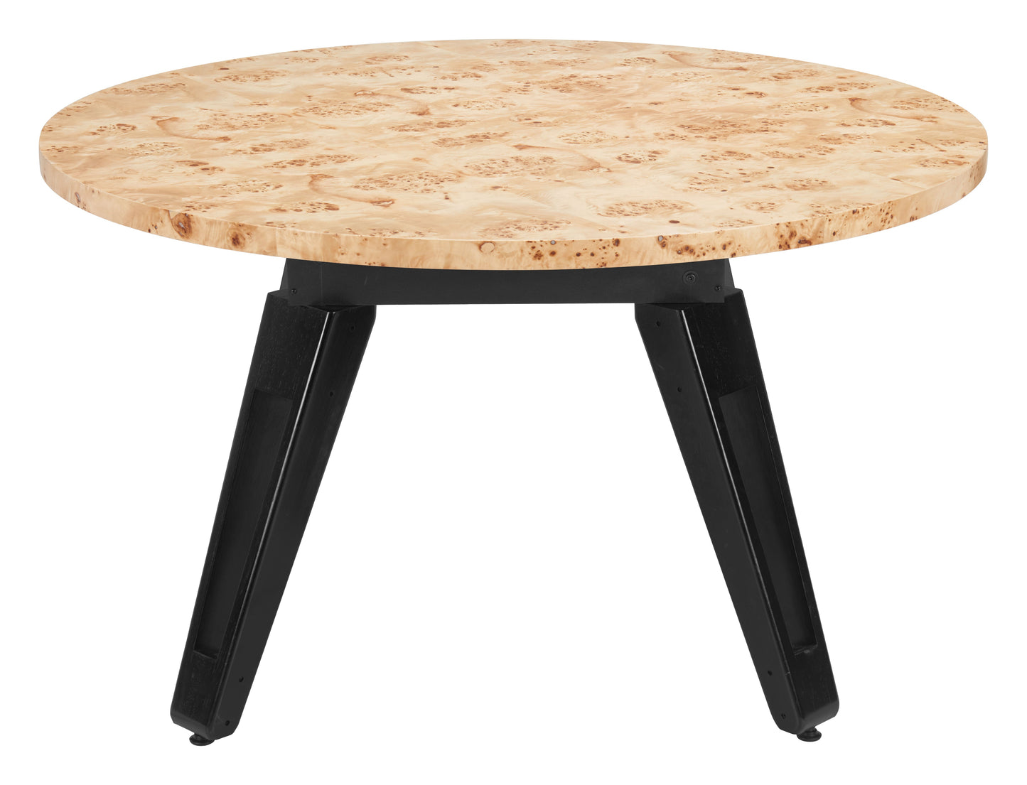 Zuo Mod Burl 2 in 1 Game Table - Poker Table and Dining Table Combo