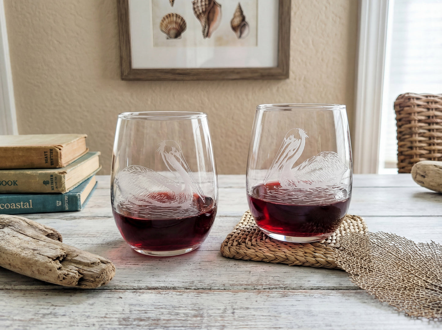 Pelican Wine Glasses Set of 2