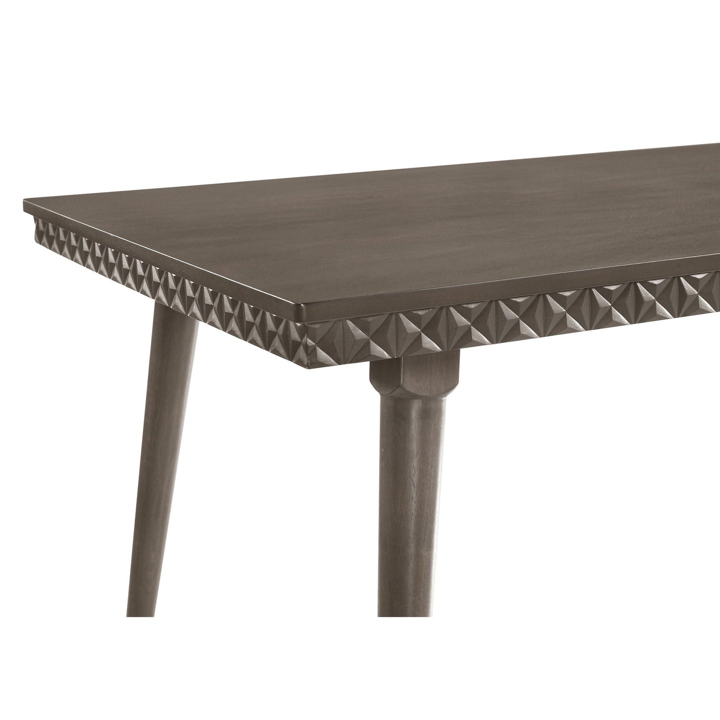 Perkins - 5 Piece Rectangular Dining Set With Chairs - Dark Brown
